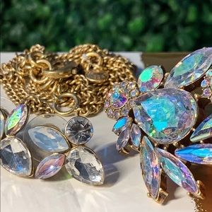 J.Crew Crystal Pendant Necklace and Earrings!